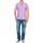 Clothing Men Short-sleeved shirts Ben Sherman BEMA00487S Pink / Blue