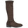 Shoes Women High boots JB Martin AMOUR Canvas / Suede / Stretch / Ebony