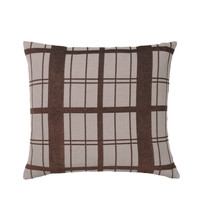Home Cushions covers Broste Copenhagen CHEQUER Brown