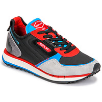 Shoes Men Low top trainers Replay DRUM WAVE M21 Black / Blue / Red