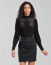 Clothing Women Long sleeved tee-shirts Morgan TISPI Black