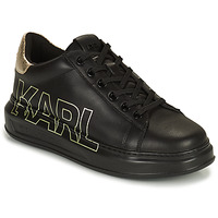 Shoes Women Low top trainers Karl Lagerfeld KAPRI KARL OUTLINE LOGO Black / Gold