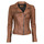 Clothing Women Leather jackets / Imitation leather Oakwood CLIPS 6 Brown