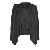 Clothing Women Leather jackets / Imitation leather Guess SOFIA JACKET Black