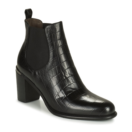 Shoes Women Ankle boots Adige FANY V5 CAIMAN NOIR Black