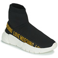 Love Moschino  JA15633G0D  womens Shoes (High-top Trainers) in Black