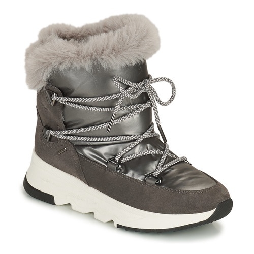 Shoes Women Snow boots Geox FALENA ABX Grey