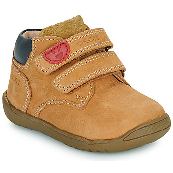 Shoes Boy Mid boots Geox MACCHIA Brown