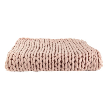 Home Blankets / throws The home deco factory CHUNKY Pink
