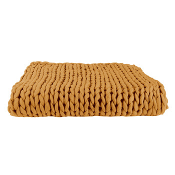 Home Blankets / throws The home deco factory CHUNKY Yellow