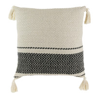 Home Cushions The home deco factory MIRAGE Beige / Black / Beige