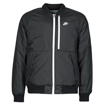Clothing Men Jackets Nike M NSW TF RPL LEGACY REV BOMBER Black / Grey