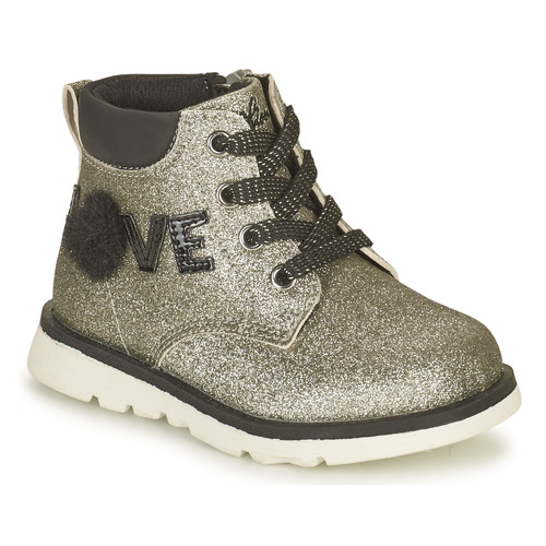 Shoes Girl Mid boots Chicco FLORINA Silver