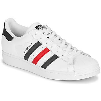 Shoes Low top trainers adidas Originals SUPERSTAR White / Blue / Red