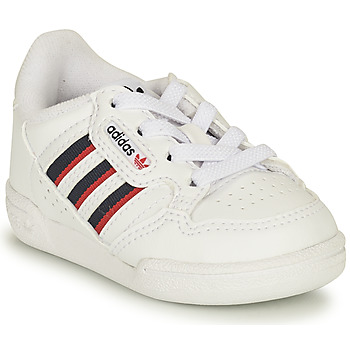Shoes Children Low top trainers adidas Originals CONTINENTAL 80 STRI I White / Blue