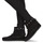 Shoes Women Mid boots Minnetonka DOUBLE FRINGE SIDE ZIP BOOT Black