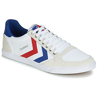 Shoes Low top trainers Hummel SLIMMER STADIL LOW White / Red / Blue