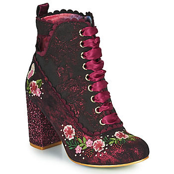 Shoes Women Ankle boots Irregular Choice GARDEN WALK Pink / Bordeaux
