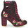 Shoes Women Ankle boots Irregular Choice GARDEN WALK Pink / Bordeaux