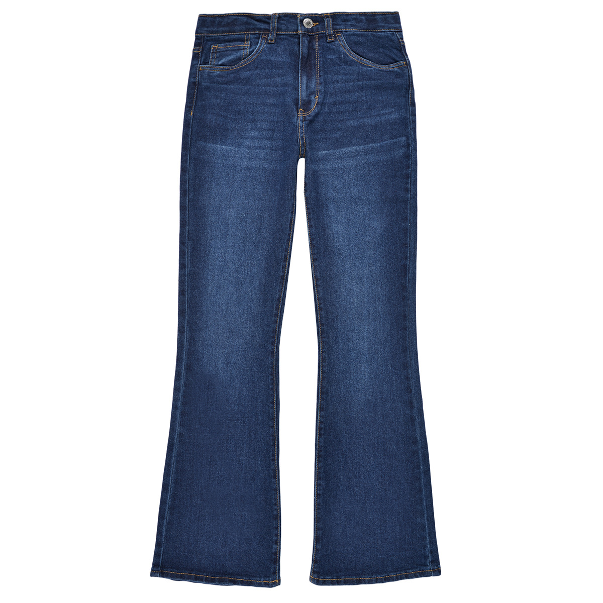 Clothing Girl Bootcut jeans Levi's HIGH RISE CROP FLARE Blue