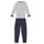 Clothing Boy Sleepsuits Petit Bateau TECHI White / Blue