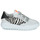 Shoes Women Low top trainers Semerdjian OTTO Beige / Black / Silver