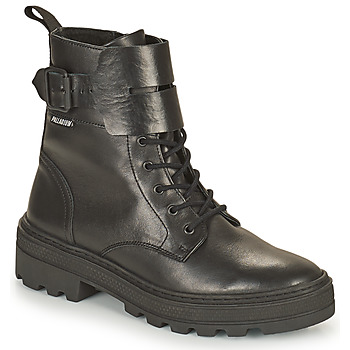 Shoes Women Mid boots Palladium Manufacture CULT 03 NAP Black