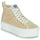 Shoes Women Hi top trainers No Name IRON MID Beige