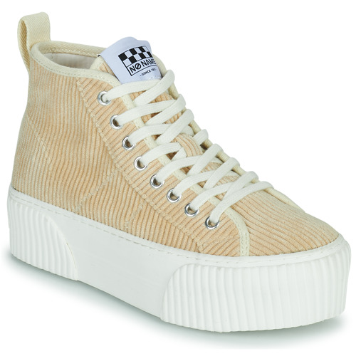 Shoes Women Hi top trainers No Name IRON MID Beige