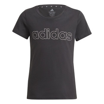 Clothing Girl Short-sleeved t-shirts adidas Performance PLAKAT Black