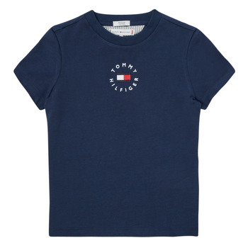 Clothing Boy Short-sleeved t-shirts Tommy Hilfiger CAMISA Marine
