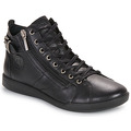 Pataugas  PALME  women's Shoes (High-top Trainers) in Black - 627958-850