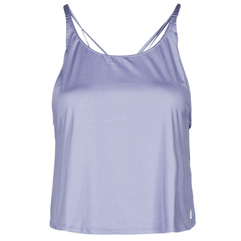 Clothing Women Tops / Sleeveless T-shirts adidas Performance YOGA CROP Purple / Orbit
