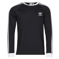 Clothing Long sleeved tee-shirts adidas Originals 3-STRIPES LS T Black
