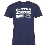 Clothing Men Short-sleeved t-shirts G-Star Raw GRAPHIC 8 R T SS Blue