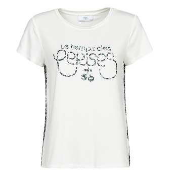 Clothing Women Short-sleeved t-shirts Le Temps des Cerises LAUREN White