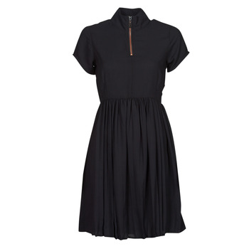 Clothing Women Short Dresses Volcom DOTSABILLY DRESS Black