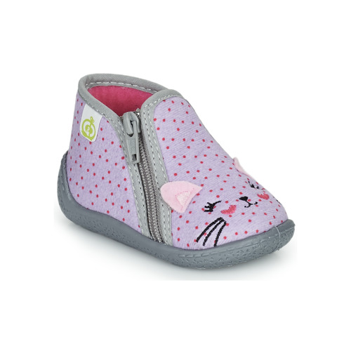 Shoes Girl Slippers Citrouille et Compagnie PASTA Grey