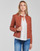 Clothing Women Leather jackets / Imitation leather Vila VIBLUE Rust