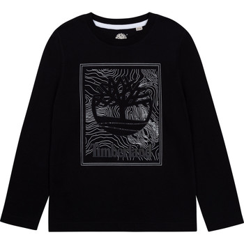 Clothing Boy Long sleeved tee-shirts Timberland AIFRET Black