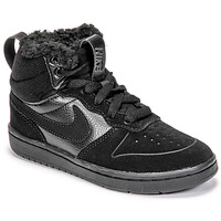 Shoes Children Hi top trainers Nike COURT BOROUGH MID 2 BOOT PS Black