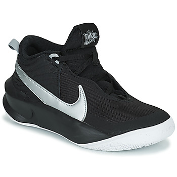 Shoes Children Hi top trainers Nike TEAM HUSTLE D 10 (GS) Black / Silver