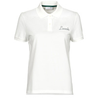 Clothing Women Short-sleeved polo shirts Lacoste PF7251 White
