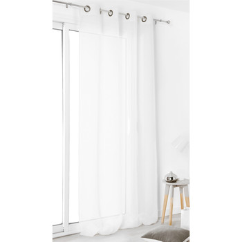 Home Sheer curtains Linder VOILE DE LIN White