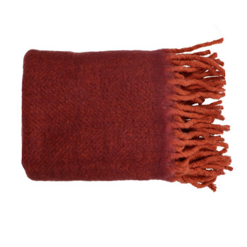 Home Blankets / throws Pomax COSY Bordeaux