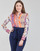 Clothing Women Long sleeved tee-shirts Desigual BOHO Multicolour