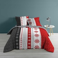 Home Bed linen Douceur d intérieur PYRENEE Red