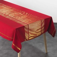Home Tablecloth Douceur d intérieur ELEGANCIA Red / Et / Gold