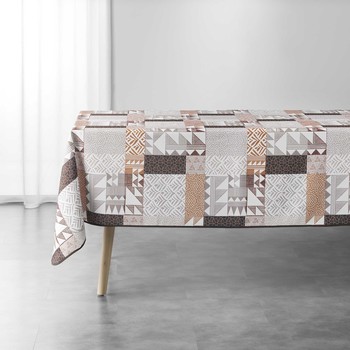 Home Tablecloth Douceur d intérieur KAMPALA White