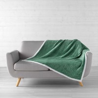 Home Blankets / throws Douceur d intérieur ALLEGRA Green